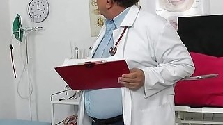 Old and fat gyno doctor exams latina chubby girl